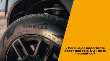 ¿Cómo leer la fecha de fabricación de un neumático? (código DOT)